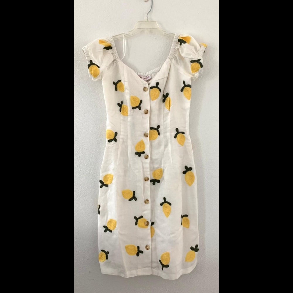 Red Carter  lemon  dress - Picture 2 of 10